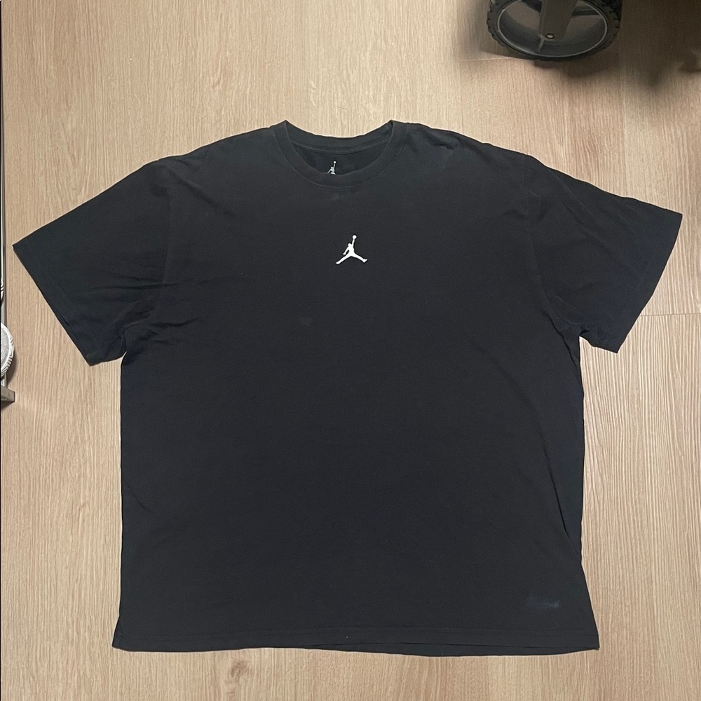 Jordan Black Tee with Iconic Logo